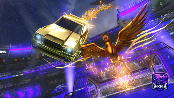 A Rocket League car design from WIKASHIwim