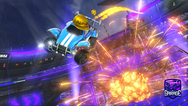A Rocket League car design from ZeroIQXx