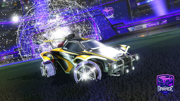 A Rocket League car design from IcollectGravityBOMBS