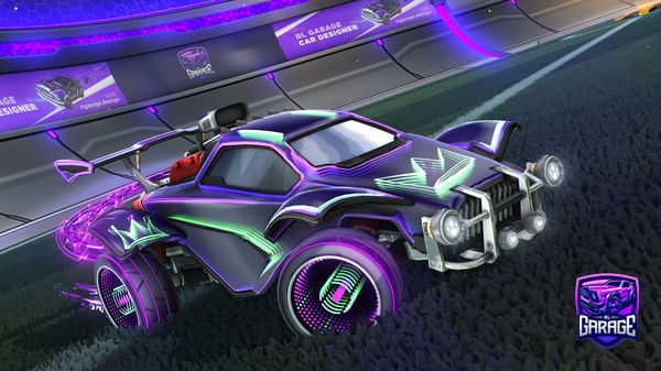 A Rocket League car design from Dreshark