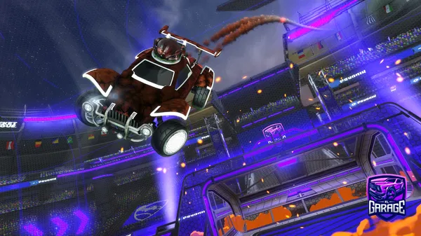 A Rocket League car design from LookAtMyTradesBroooo