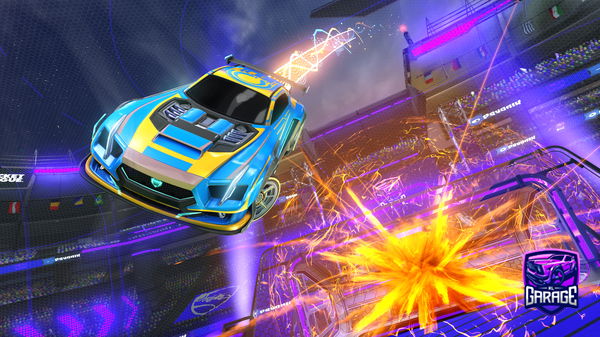 A Rocket League car design from CheeseManFunny7