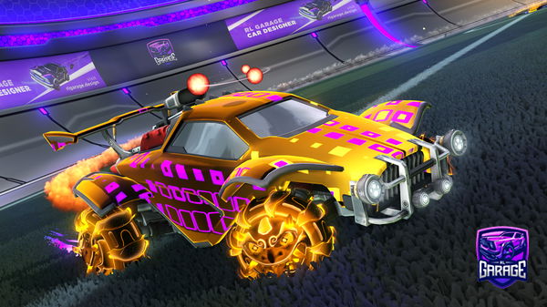 A Rocket League car design from IntenseLama6779