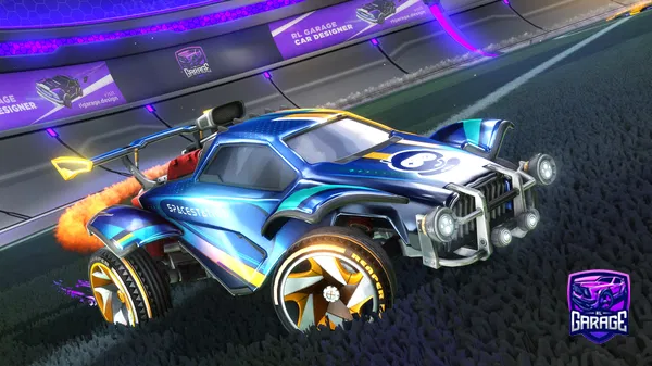 A Rocket League car design from CeasarSalad17