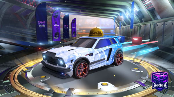 A Rocket League car design from VERGIRHLM