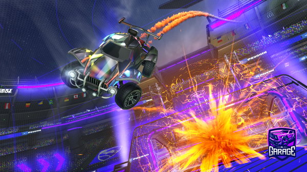 A Rocket League car design from Nya07