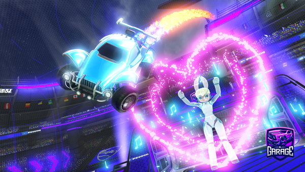 A Rocket League car design from hoovys