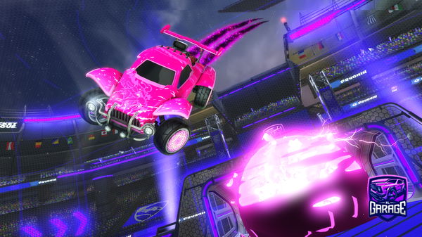 A Rocket League car design from raspberrv