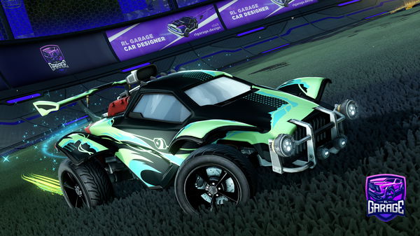 A Rocket League car design from thisismiek