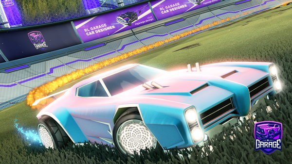 A Rocket League car design from daniizinhuu
