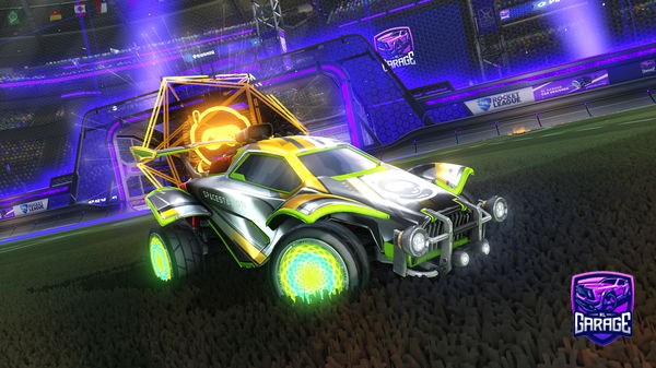 A Rocket League car design from IDKnothin