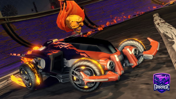 A Rocket League car design from Foo515