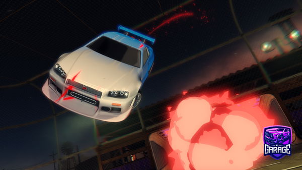 A Rocket League car design from Mitoka_on60FPS