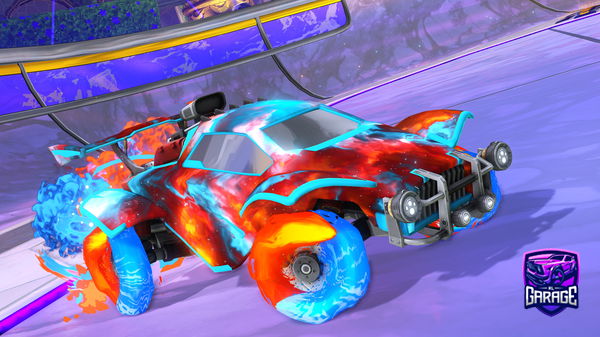 A Rocket League car design from RelaxedBee207