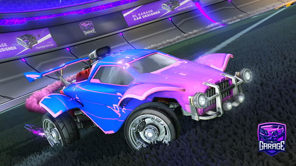 A Rocket League car design from LrnzWrld