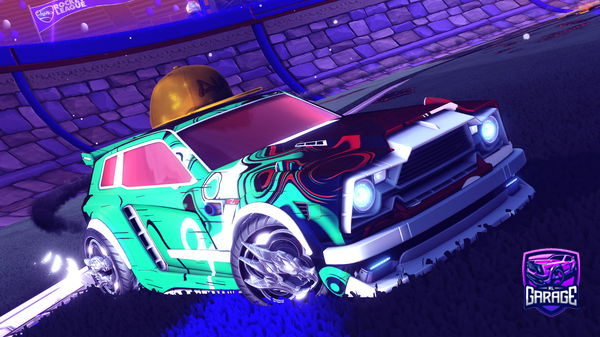 A Rocket League car design from ilikenike