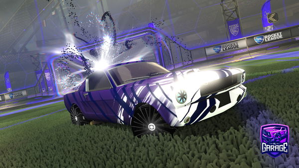 A Rocket League car design from KingOfThaWolves_