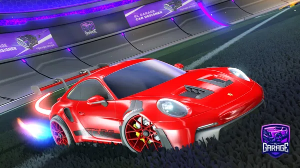 A Rocket League car design from ribii
