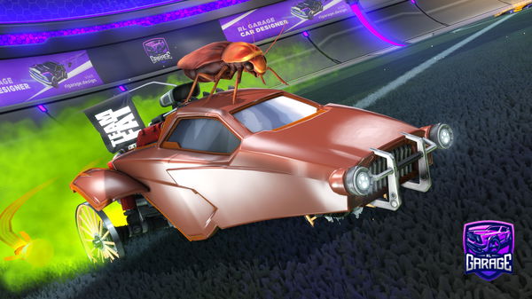A Rocket League car design from Maliketh
