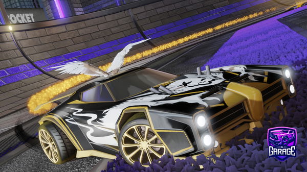 A Rocket League car design from TOASTYOIL