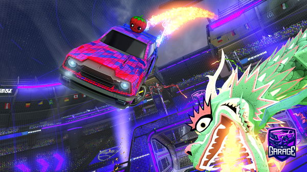 A Rocket League car design from Sanser12