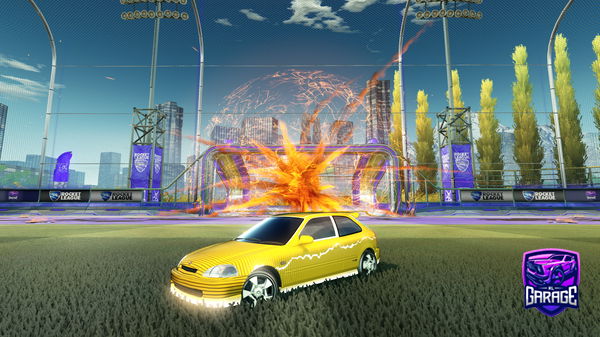 A Rocket League car design from ybarx03