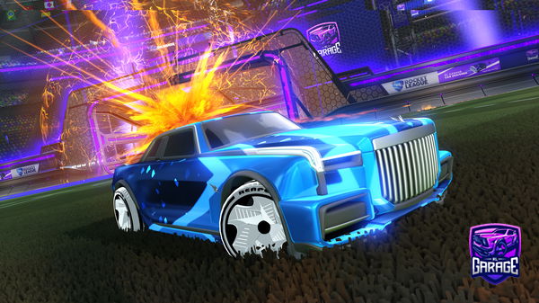 A Rocket League car design from KreepyKrowley