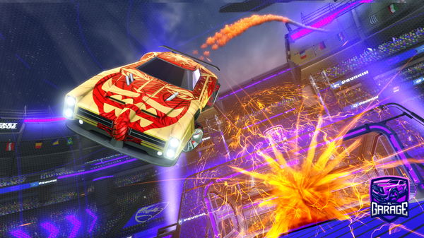 A Rocket League car design from Delgados