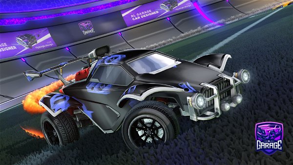 A Rocket League car design from SBWgamer
