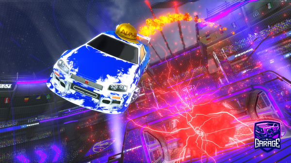 A Rocket League car design from rayo25