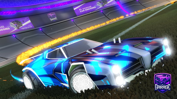 A Rocket League car design from Freedom084