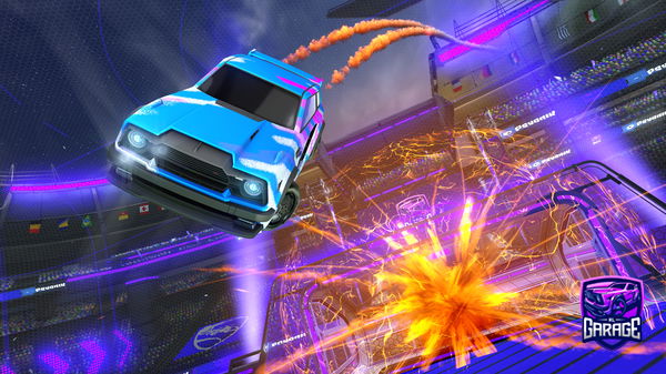 A Rocket League car design from Victory_EF