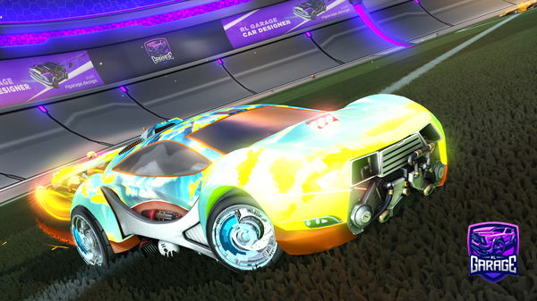 A Rocket League car design from mm5mm5454