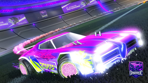 A Rocket League car design from ORSKA17