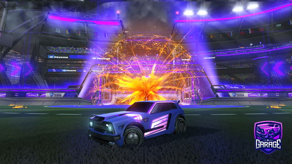 A Rocket League car design from Vxlues