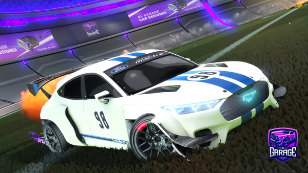 A Rocket League car design from Hamzajaff