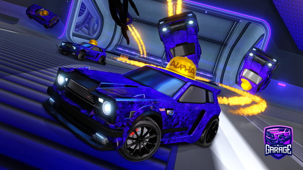 A Rocket League car design from ItzBass0