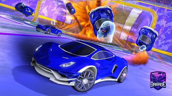 A Rocket League car design from venanmoth
