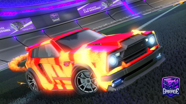 A Rocket League car design from firezord265
