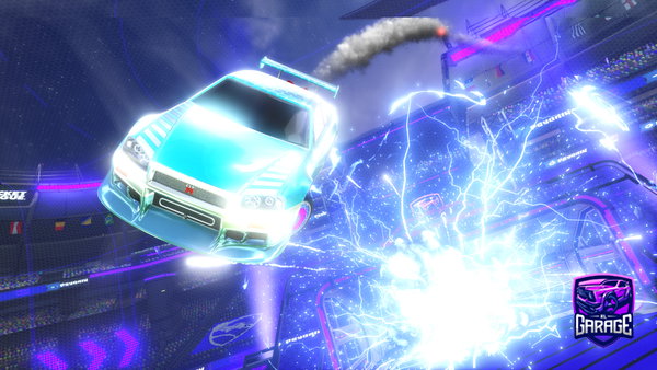 A Rocket League car design from Guillerex10