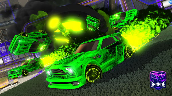 A Rocket League car design from sneakers81