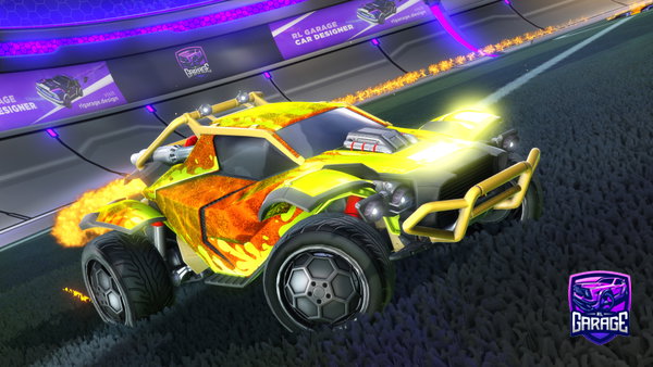A Rocket League car design from TheWarriorITA
