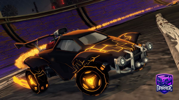 A Rocket League car design from GLucidRLWantsBigSplash