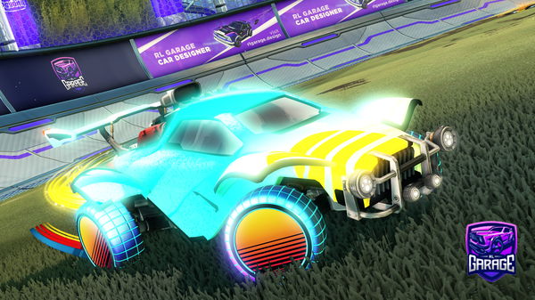 A Rocket League car design from Lil_Scott