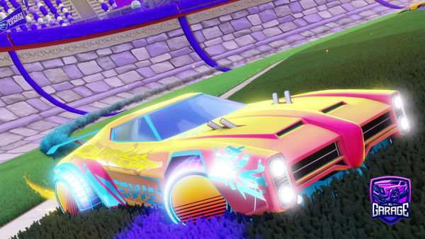 A Rocket League car design from HotGarbage