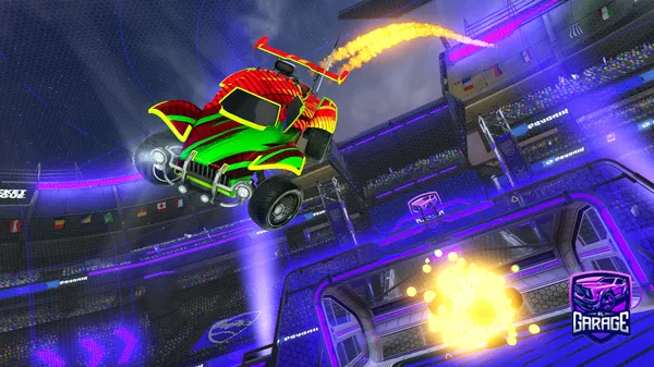 A Rocket League car design from Aimbotter56
