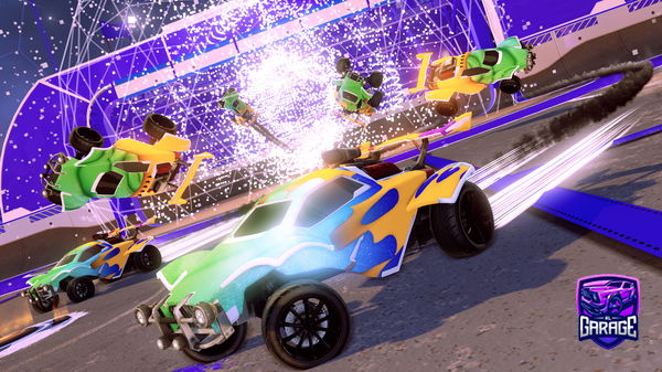 A Rocket League car design from Player12345Go