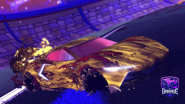 A Rocket League car design from Afateer