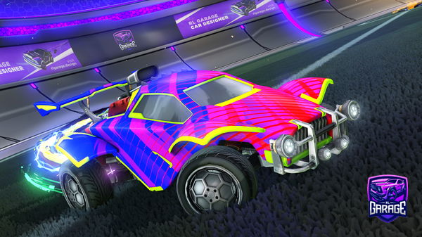 A Rocket League car design from catslikecheese2