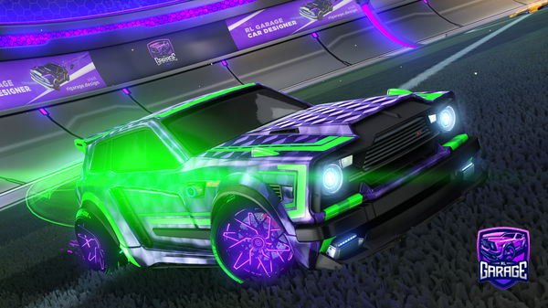 A Rocket League car design from Rocketfire22